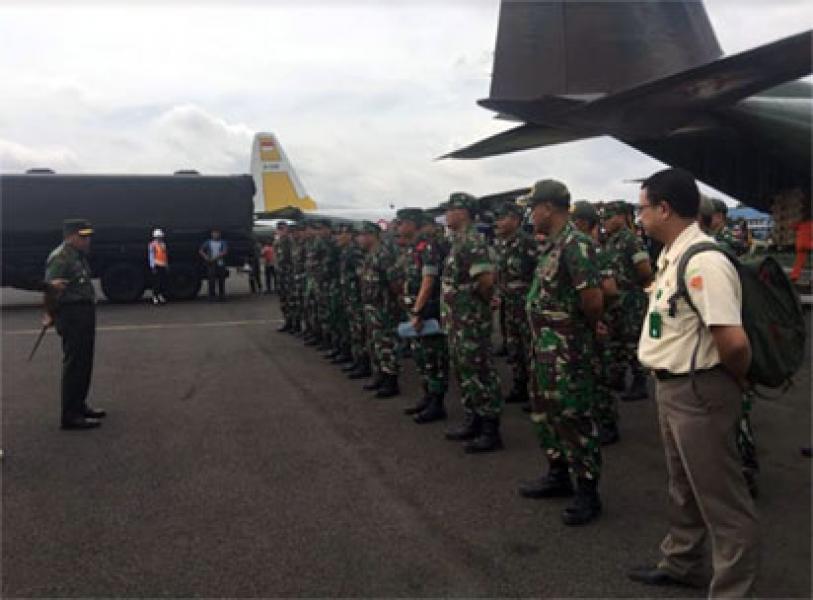 TNI Kirim 53 Personel Satgas Kesehatan Ke Kabupaten Asmat Papua