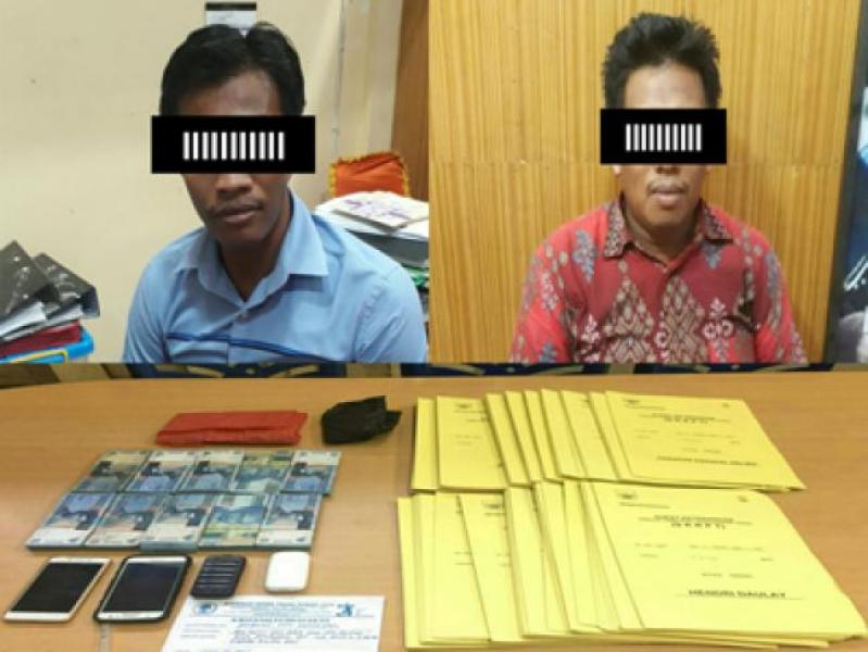 Tim Saber Pungli Tangkap Tangan Kades dan Sekdes Rantau Benuang Sakti