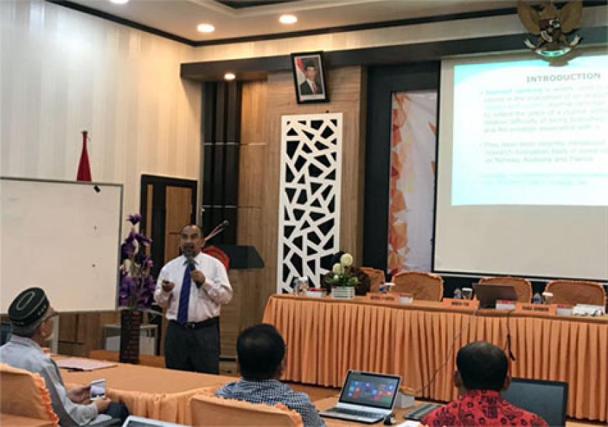 Workshop WMA di Politeknik Negeri Padang, Rahmat Hidayat: Dosen Jangan Takut Menulis