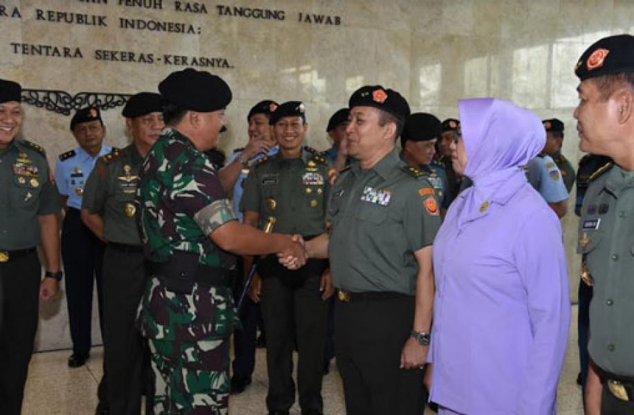 23 Perwira Tinggi TNI Naik Pangkat  