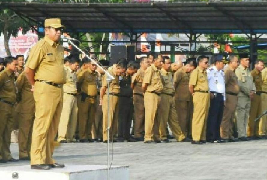 Apel Pertama Awal Tahun 2019, Sekda Ajak PNS Tingkatkan Kinerja