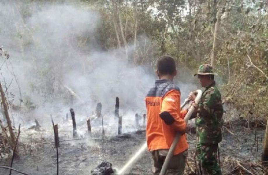 Cegah Karhutla, Dandim Bengkalis Himbau Masyarakat Tidak Bakar Lahan