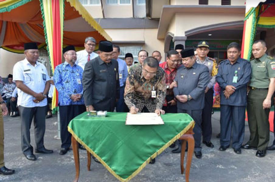 Kemenag Bengkalis Bersinergi Dengan Bank Riau Kepri Syariah Dalam Bidang Layanan Perbankan