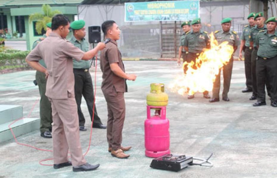 Kodim 0313/KPR Terima Sosialisai Gas Elpiji Dari Koperasi Pertamina