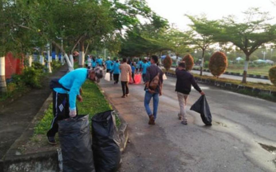 Komunitas Clean The City Rohul, Awali 2019 dengan Bersihkan Kota