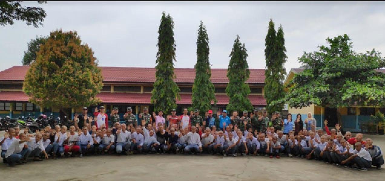 Koramil Cerenti Bina Mental Siswa SMAN 1 Cerenti