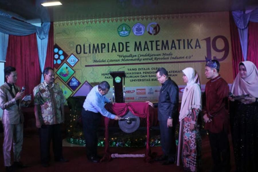 Olimpiade Matematika 19 FKIP UNRI Resmi Dibuka