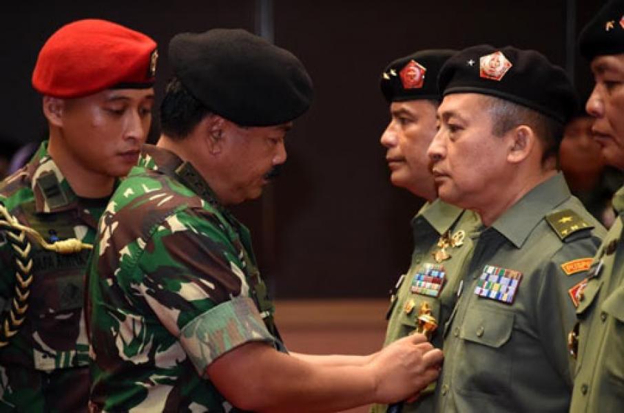Panglima TNI Pimpin Sertijab Kapuspen TNI