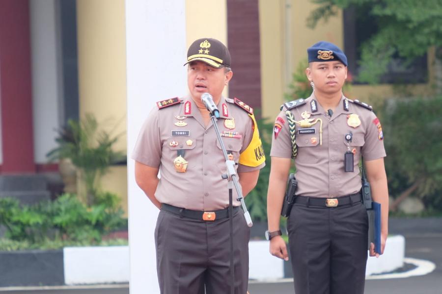 Pimpin Apel Pagi,Kapolda Banten : Tetap Jaga Netralisasi,Jaga Kepercayaan Masyarakat