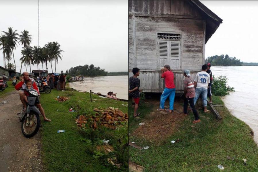 Selalu Disambangi Banjir, Abrasi Desa Domo Ancam Pemukiman Warga