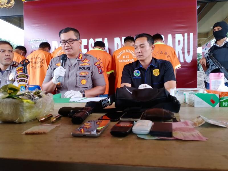 4 Pelaku Narkoba Ditangkap di Pekanbaru dan Bengkalis, 3 Kg Lebih Sabu Diamankan