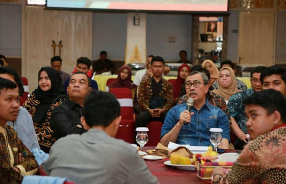 Gubri Silahturahmi dengan BEM Se-Riau