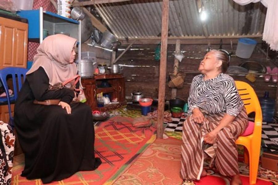Hidup Sebatang Kara di Usia Senja, Tatik Diusulkan Dapat RLH dari Pemprov Riau