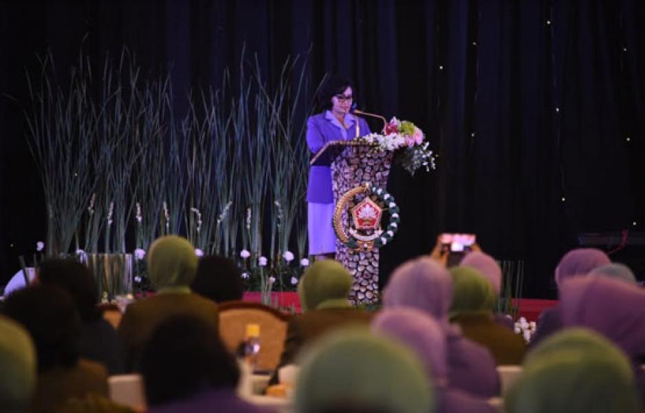 Ketum Dharma Pertiwi Buka Rakor Dharma Pertiwi Tahun 2020