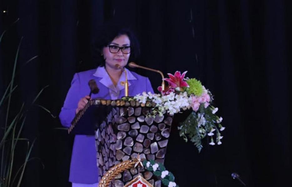 Ketum Dharma Pertiwi Tutup Rakor Dharma Pertiwi