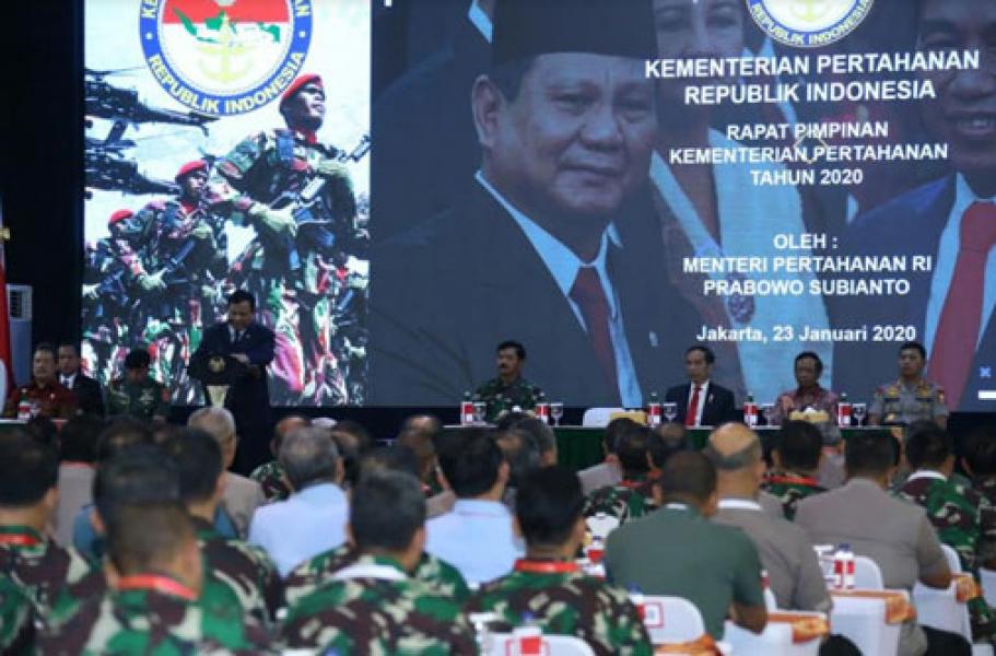 Panglima TNI Hadiri Rapim Kemhan Tahun 2020