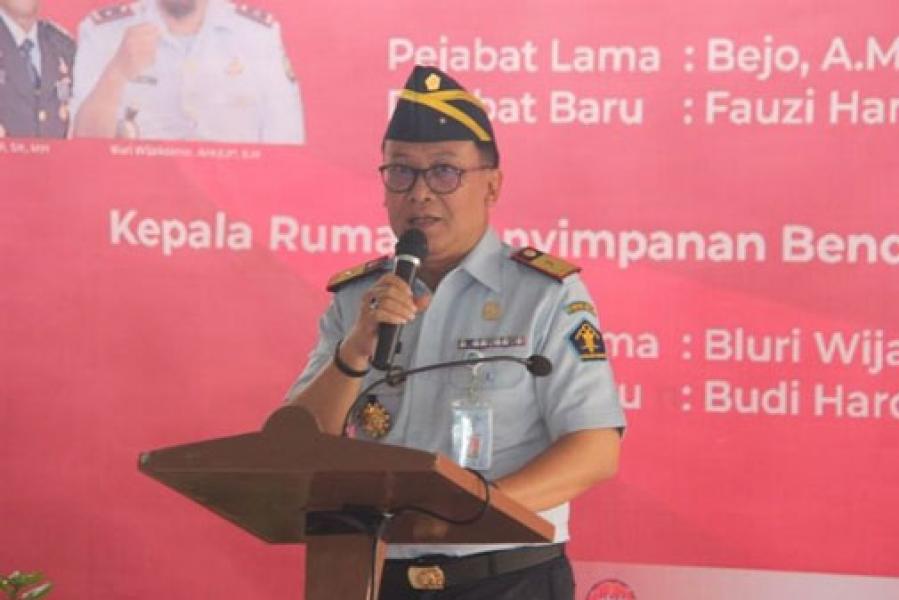 Pesan Kanwil Kemenkumham Riau Pada Kepala Rutan dan Rupbasan Rengat