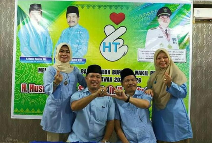 Pilkada Pelalawan, Husni Tamrin-Tengku Edy Sabli Duet Tak 