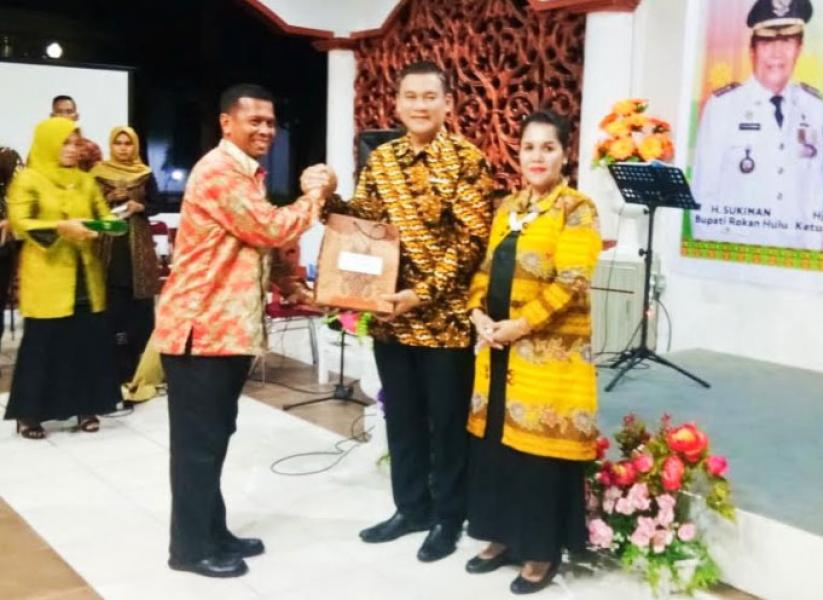 Pisah-Sambut Kajari Rohul, Sukiman: Keanekaragaman Suku Harus Disatukan Untuk Membangun 