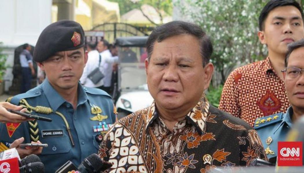 Prabowo Pilih Jalan Damai Hadapi China di Natuna