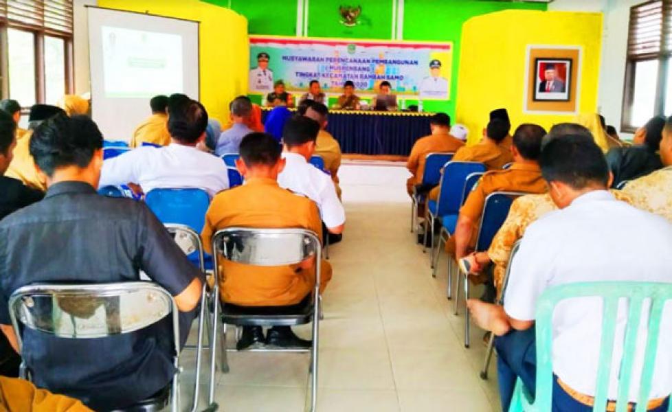 Serda MS Lubis Hadiri Musrenbang Kecamatan Rambah Samo