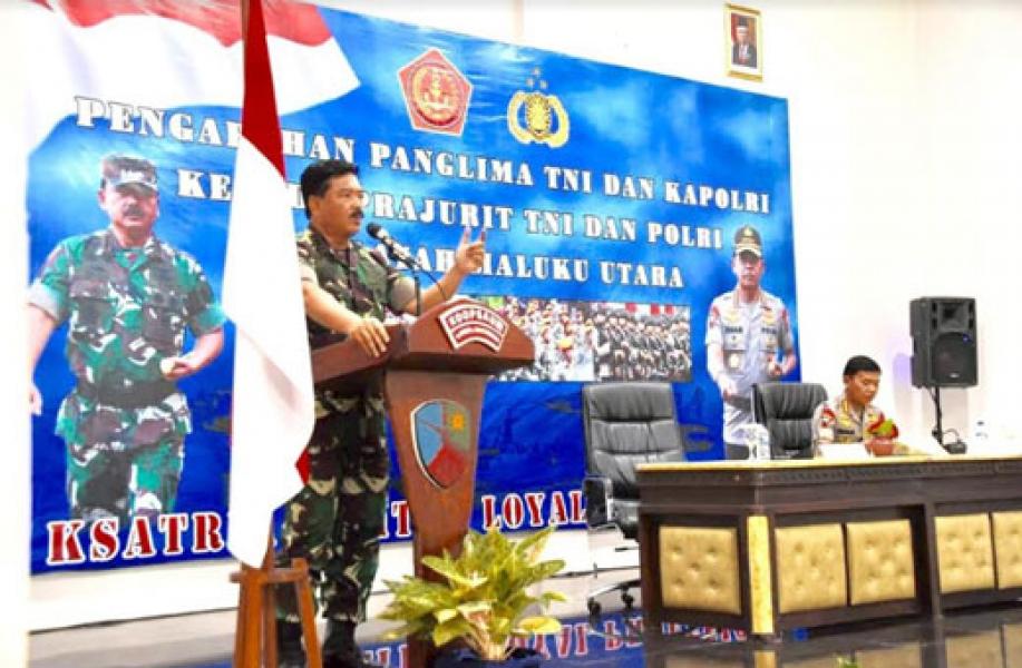 Panglima TNI : Sinergitas TNI-Polri Ciptakan Stabilitas Keamanan Nasional
