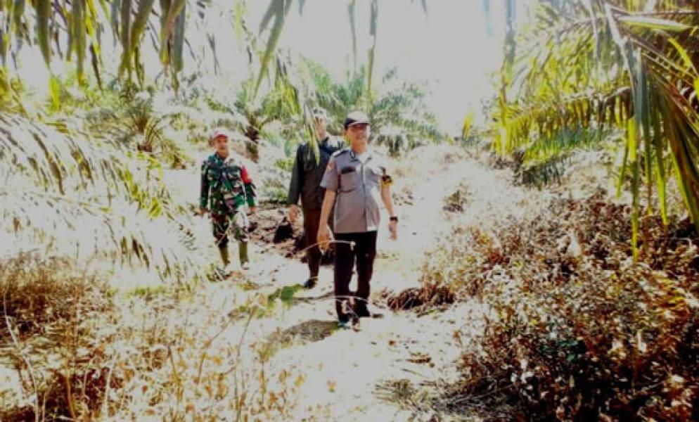 TNI Polri di Kecamatan Bonai Tingkatkan Patroli Karlahut