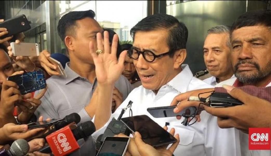 Yasonna Resmi Dilaporkan ke KPK Karena Rintangi Kasus Harun
