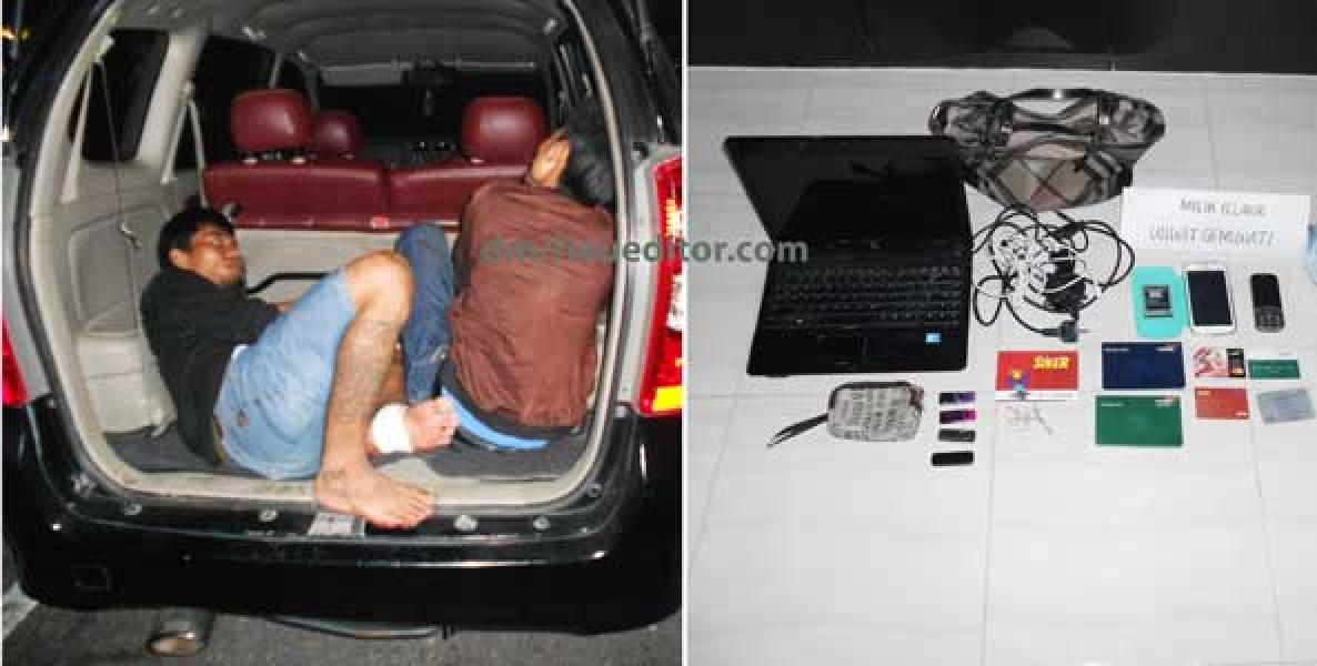 Dua Residivis Pecah Kaca Mobil Didorr!!