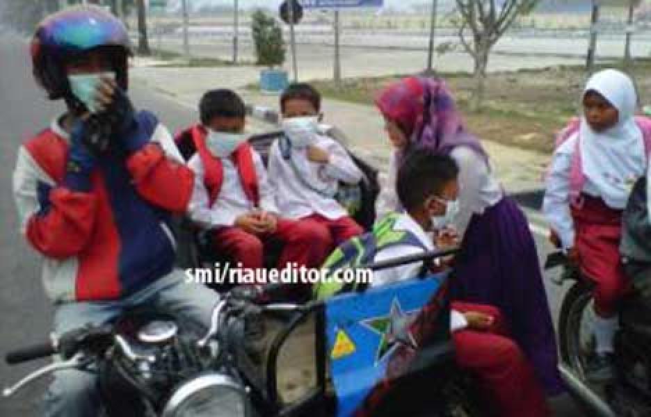 Kabut Asap Tebal, Siswa TK dan PAUD Diliburkan