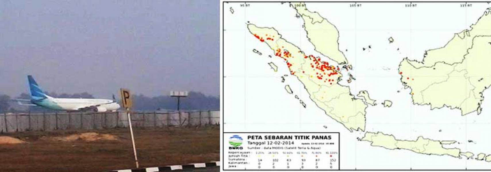 Titik Api di Sumatera Meningkat Pesat 520 Titik