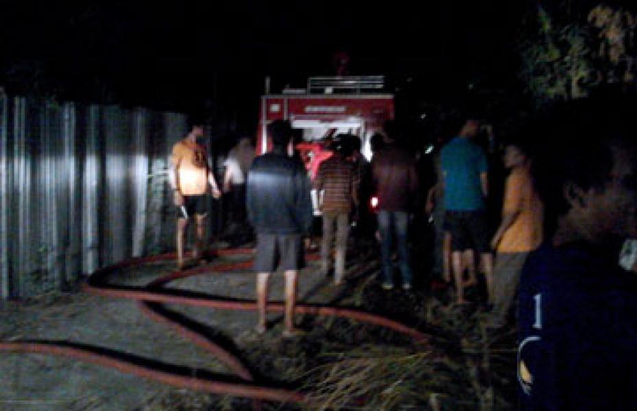 4 unit Rumah di Jalan Segar Rejosari Ludes Dilalap Sijago Merah