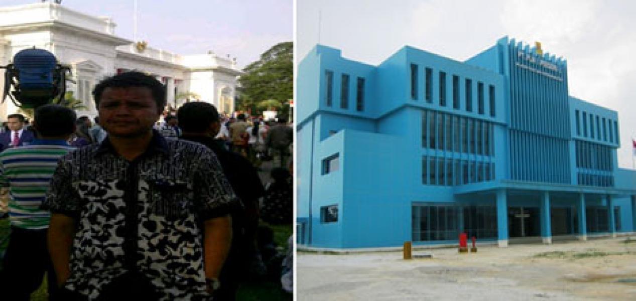 Aktivis IPSPK3-RI Lapor Dugaan Korupsi Gedung PLN WRKR ke Kejati Riau