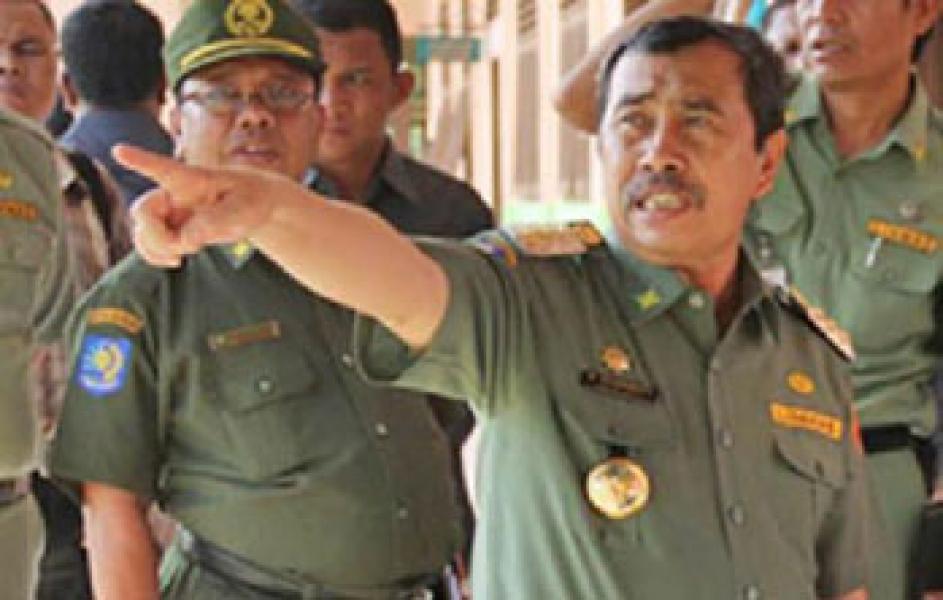 Bupati Siak Tinjau Lonching Pasar Seni Kabupaten Siak