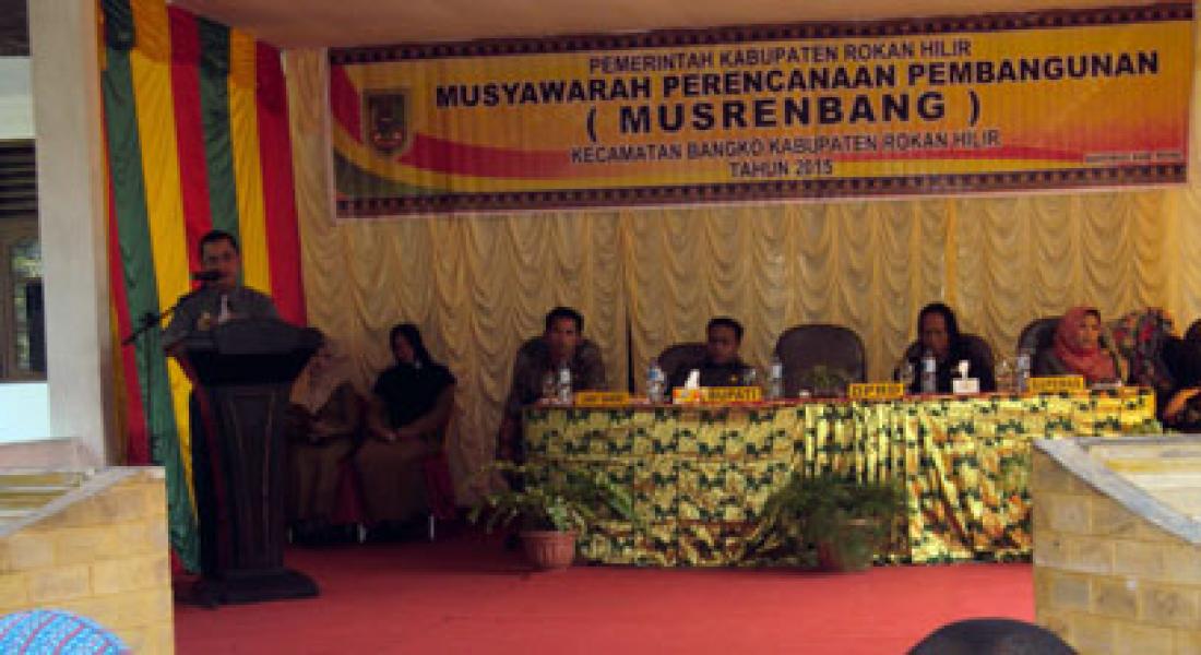 Dewan Dukung Kecamatan Bangko Sebagai Kecamatan Percontohan