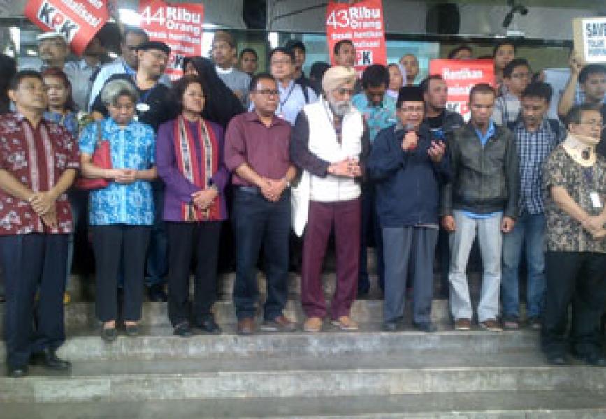 Dikriminalisasi, KPK Didoakan Tokoh Lintas Agama
