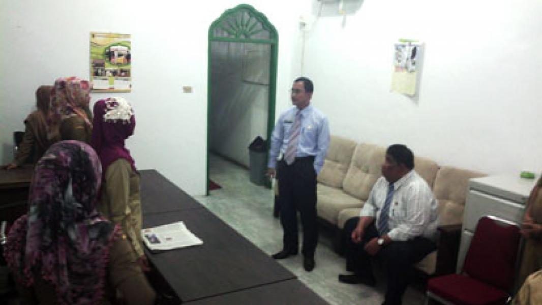 Hari Pertama Bertugas, Plt Setdakab Rohil Kunjungi Setiap SKPD