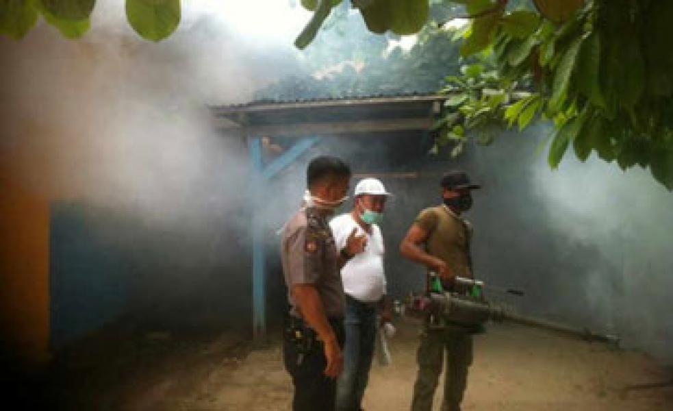 Hindari DBD, Siak Hulu lakukan Fogging