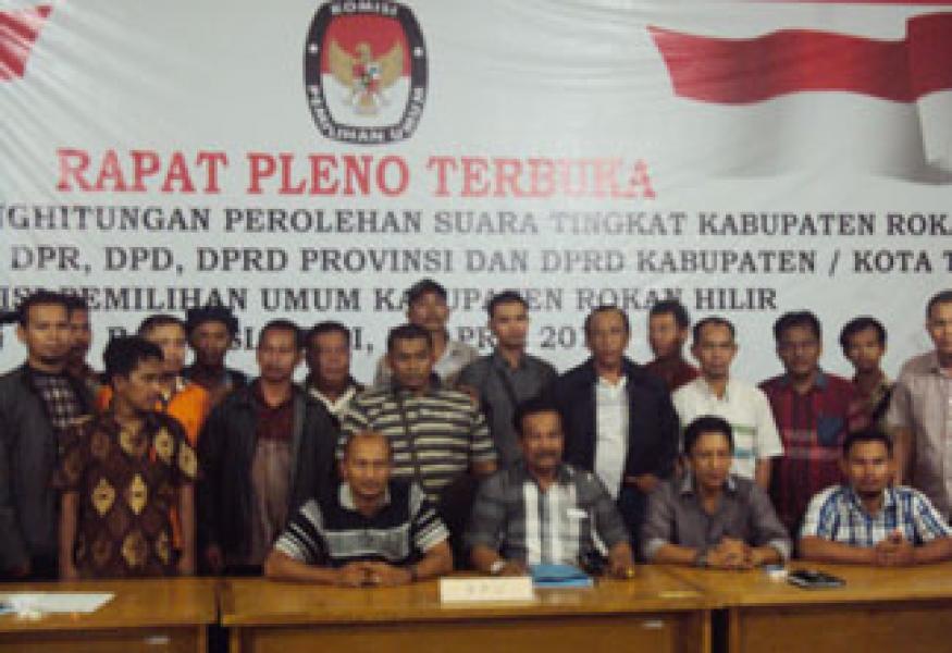 KPU Rohil Gelar Pemilihan Ketua