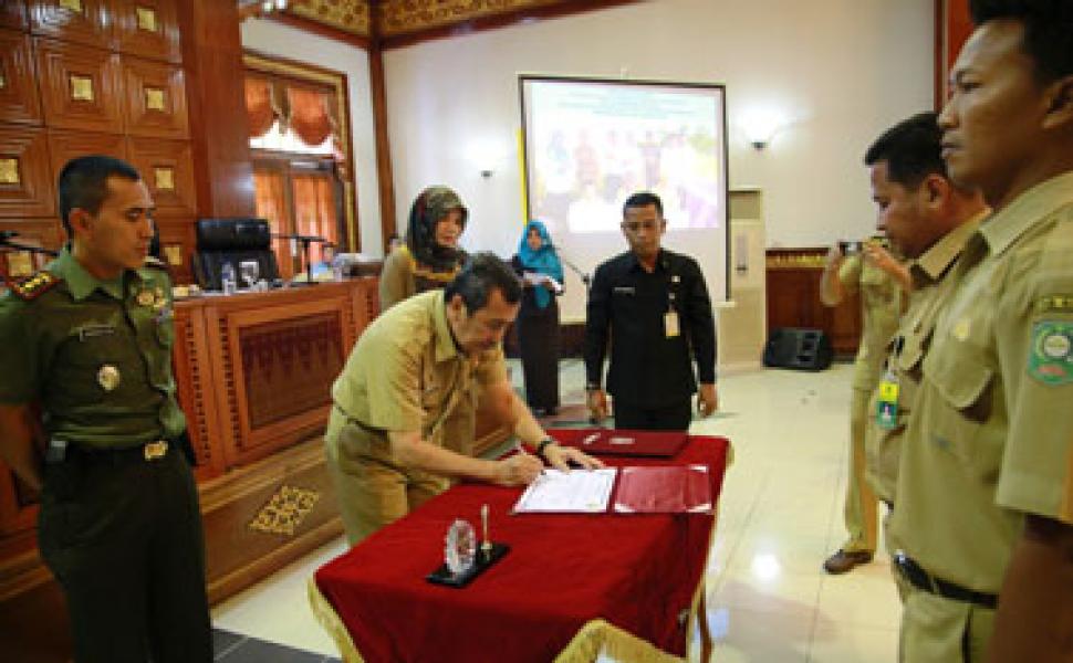 Konsolidasi Upsus Peningkatan Produksi Tanaman Pangan di Siak