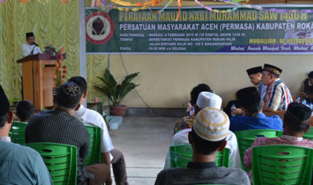 Permasa Rohil Peringati Maulid Nabi 1436 H