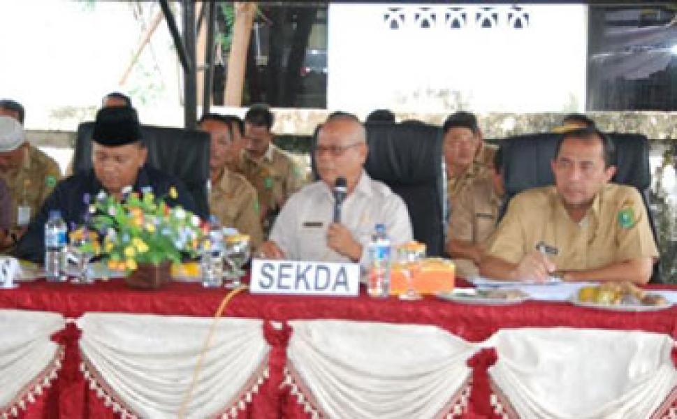 Plt Sekda Inhu Hadiri Musrenbang Kecamatan Kuala Cenaku