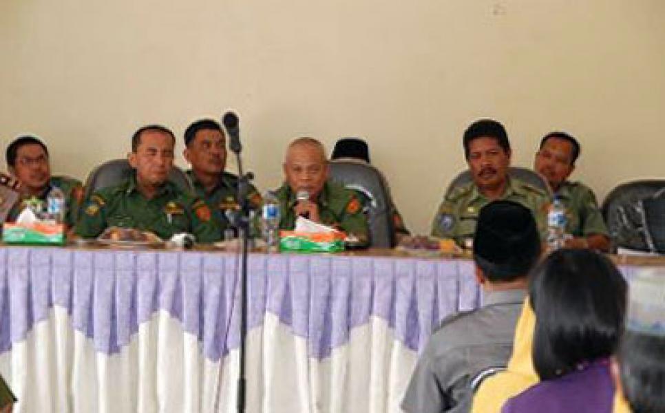 Plt Sekda Inhu Hadiri Musrenbang di Kecamatan Pasir Penyu dan Batang Cenaku