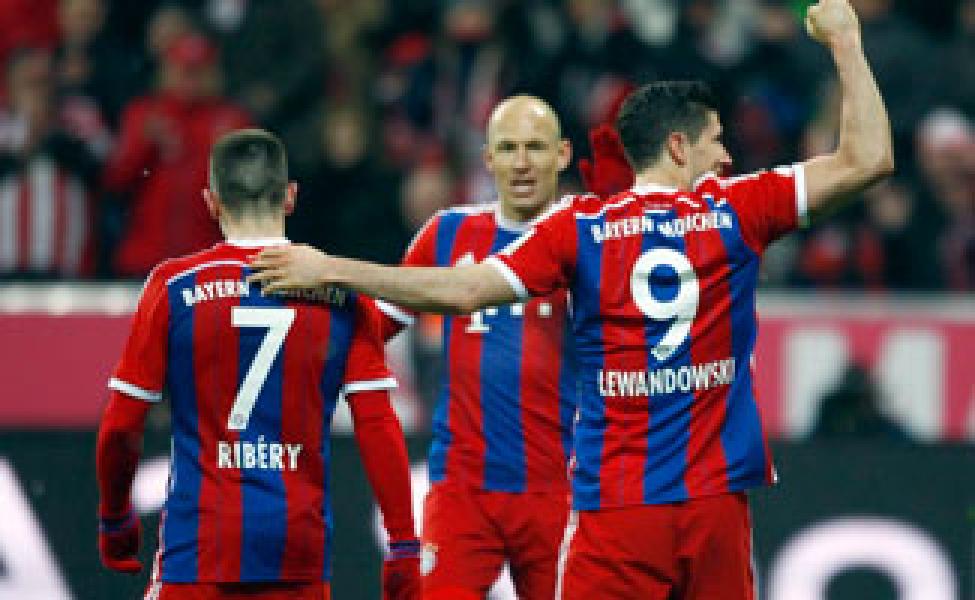 Robbery Menggila, Bayern Pesta Gol