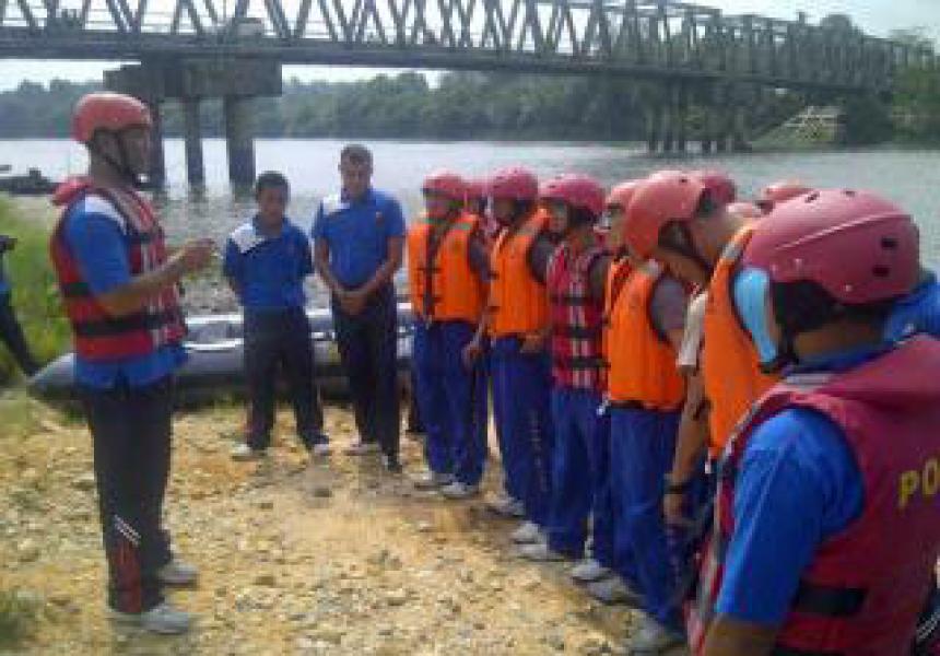 Satuan Sabhara Polres Kampar Gelar Latihan SAR