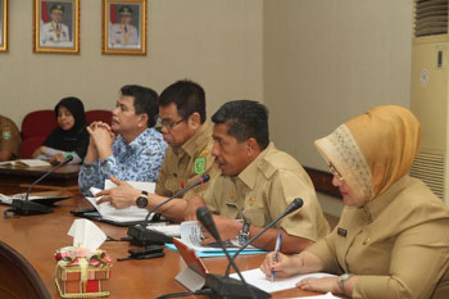 Wabup Siak Hadiri Rapat Strategi Penanganan Sungai Siak