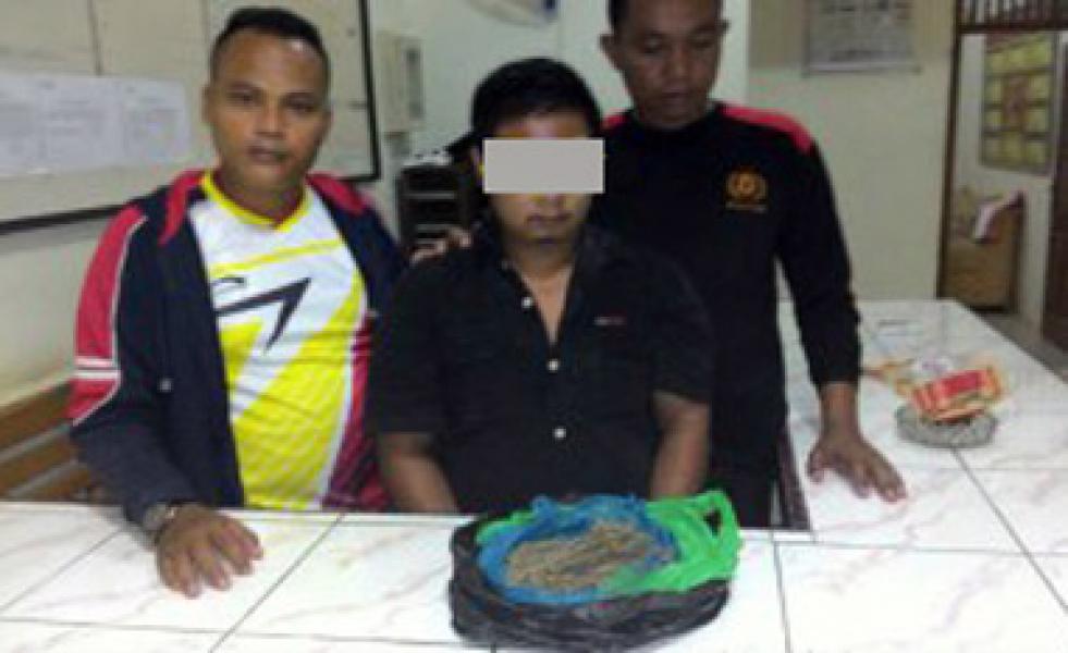 2 Warga Kerumutan Pengedar Ganja Kering Dicokok Polisi