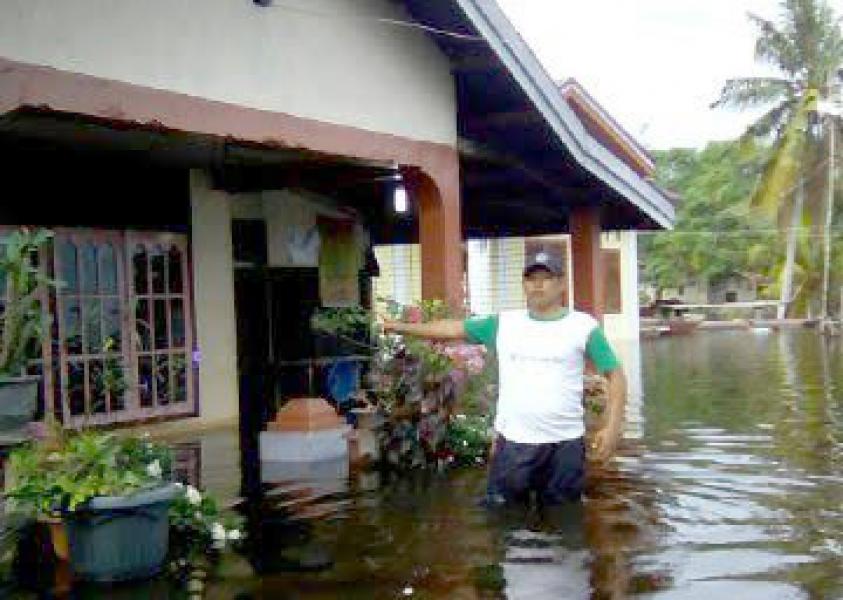 45 Rumah di Langgam Dikepung Banjir, Kedalaman Air Hingga Pinggang Orang Dewasa