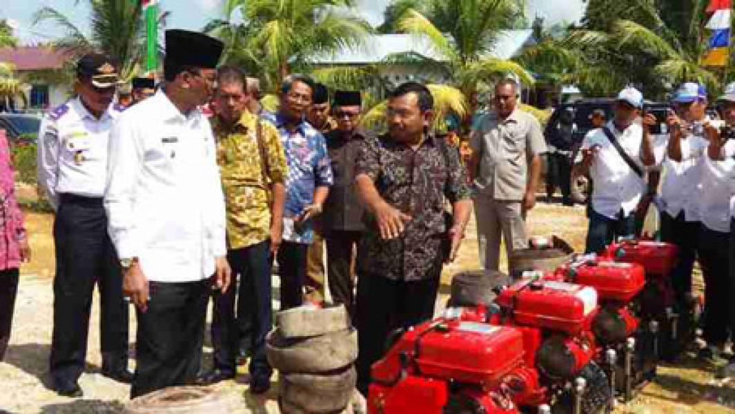 Antisipasi Karlahut, 2 Perusahaan di Rohil Tunjukan Kemampuan Mesin Damkar