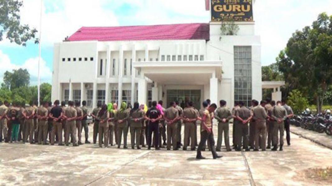 Berbenah, Satpol PP Rohil Segera Menempati Gedung Baru